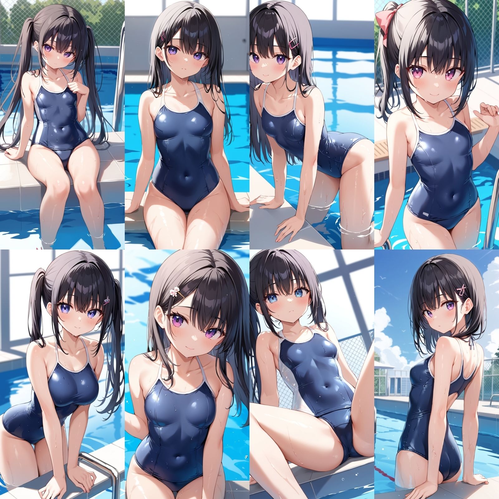 スクール水着【500枚】 - サンプル画像 1
