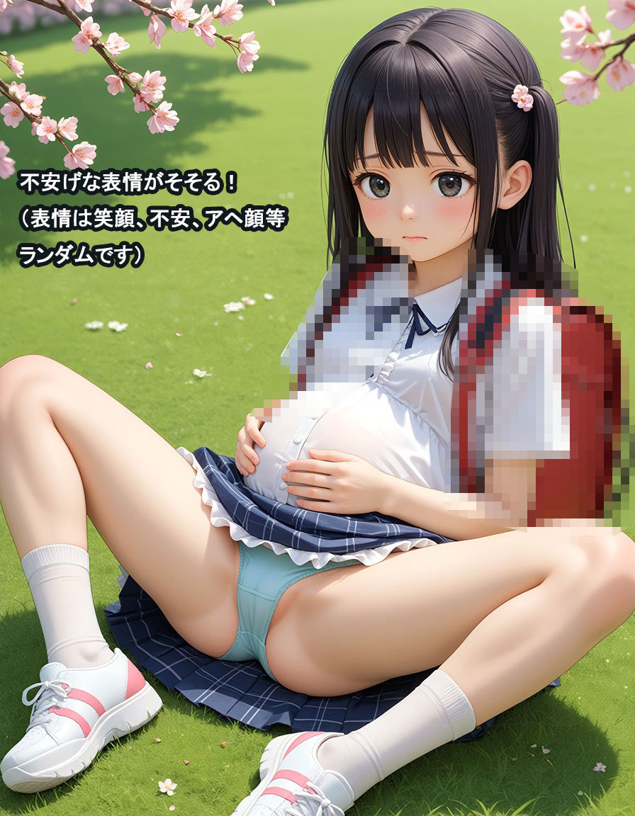 ボテ腹少女 - サンプル画像 2