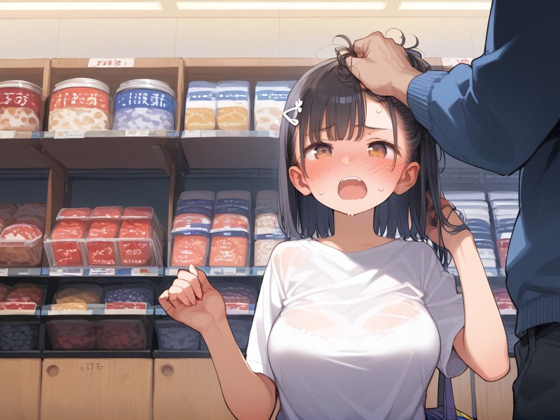 万引き女子校生に性指導 - サンプル画像 1