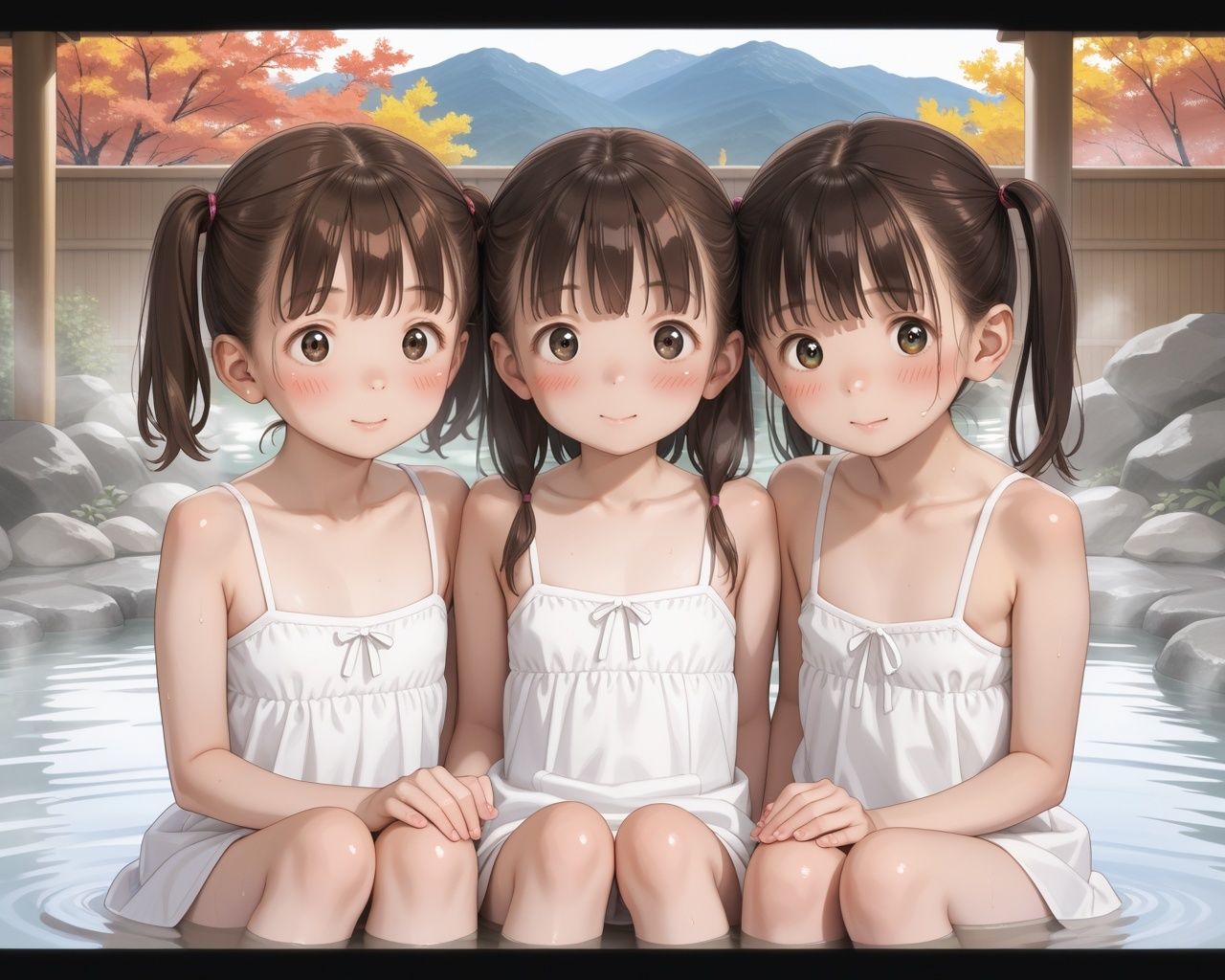 透けそうな柔肌少女達 CG集 02 - サンプル画像 3