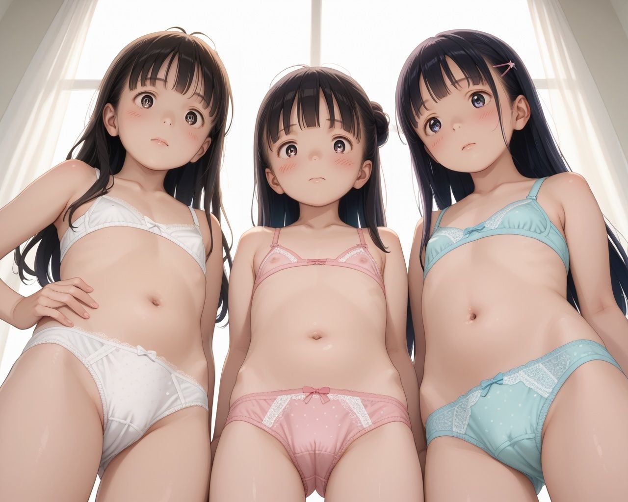 透けそうな柔肌少女達 CG集 02 - サンプル画像 4