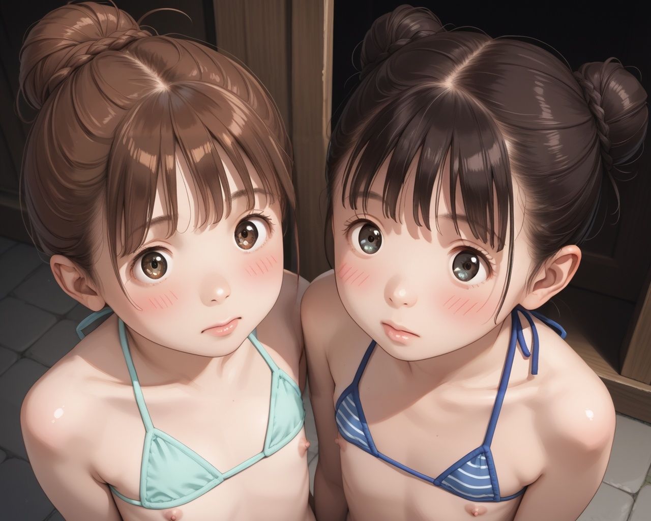 透けそうな柔肌少女達 CG集 02 - サンプル画像 6