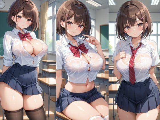 制服の下の約束── 誰にも見せない、あのとき交わした視線と指先 - サンプル画像 2