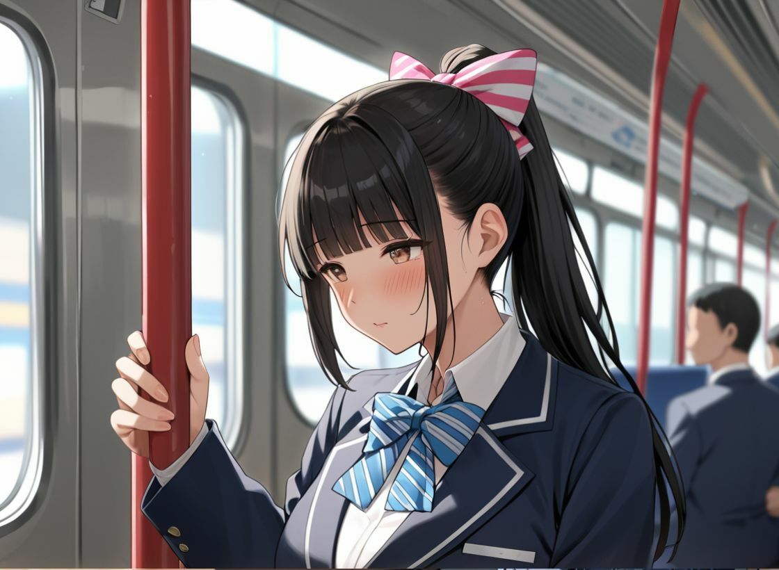 電車痴●した女子校生とその後 - サンプル画像 1