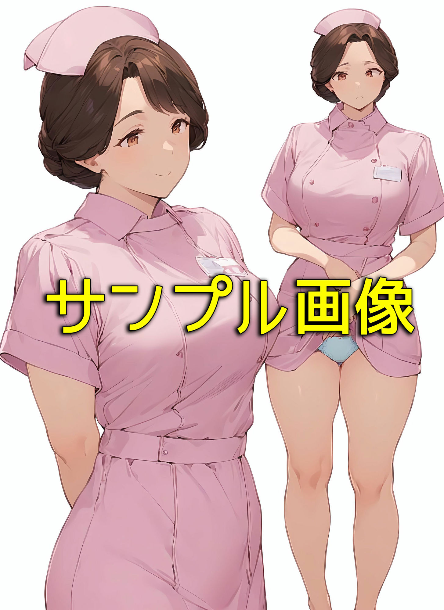 なんで僕の友達のママは下着を見せてくるんだろう2  ナース服コスプレ編 - サンプル画像 9