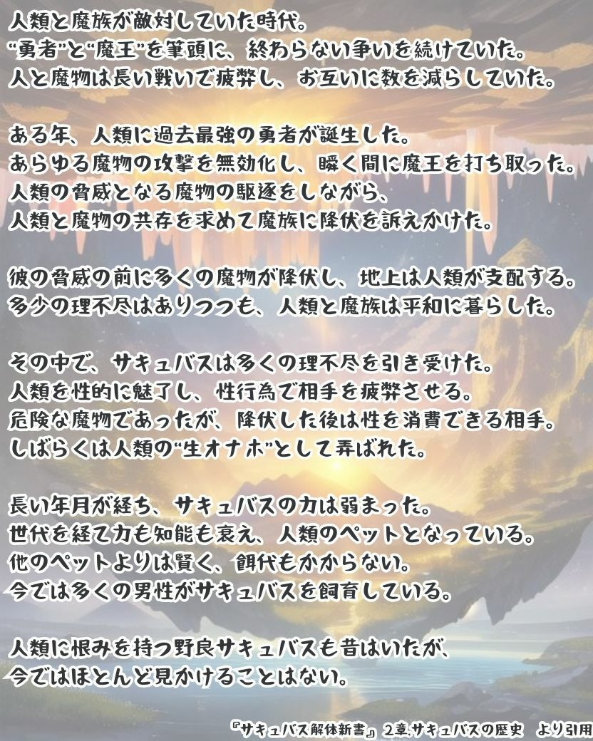 サキュバス飼育が流行った世界 - サンプル画像 4