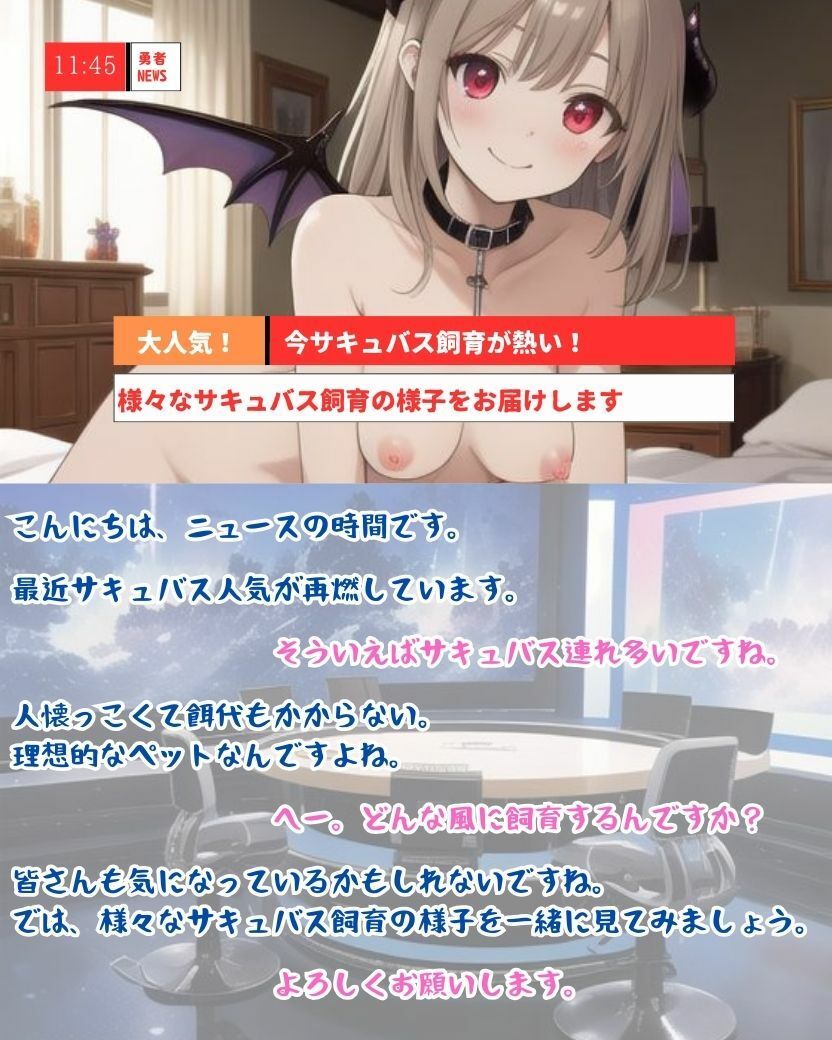 サキュバス飼育が流行った世界 - サンプル画像 5