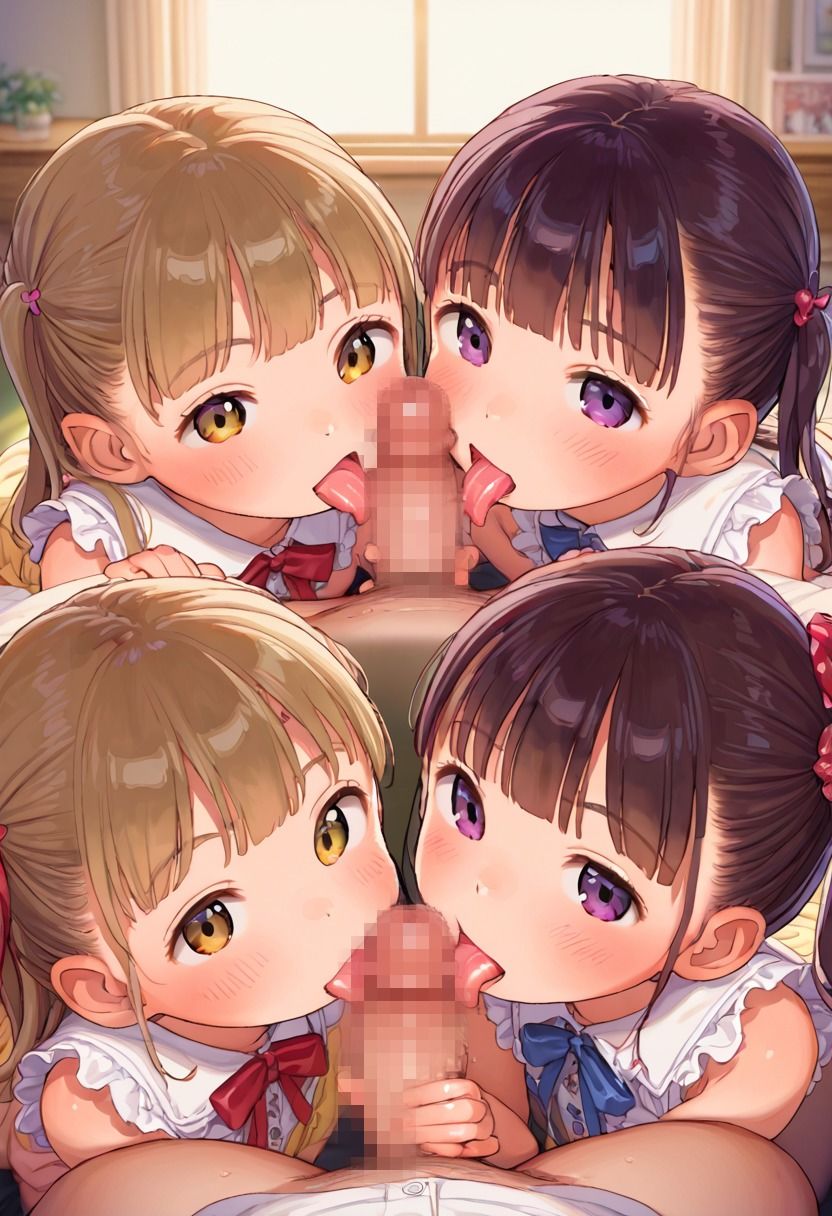 性欲にまみれた仲良し姉妹に中出しセックス - サンプル画像 4