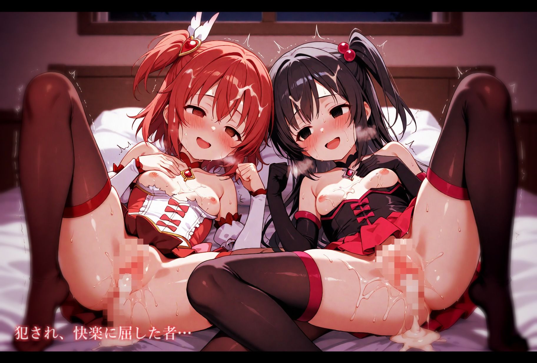 悪の組織に敗北した魔法少女、催●支配され次々と苗床と化す - サンプル画像 6