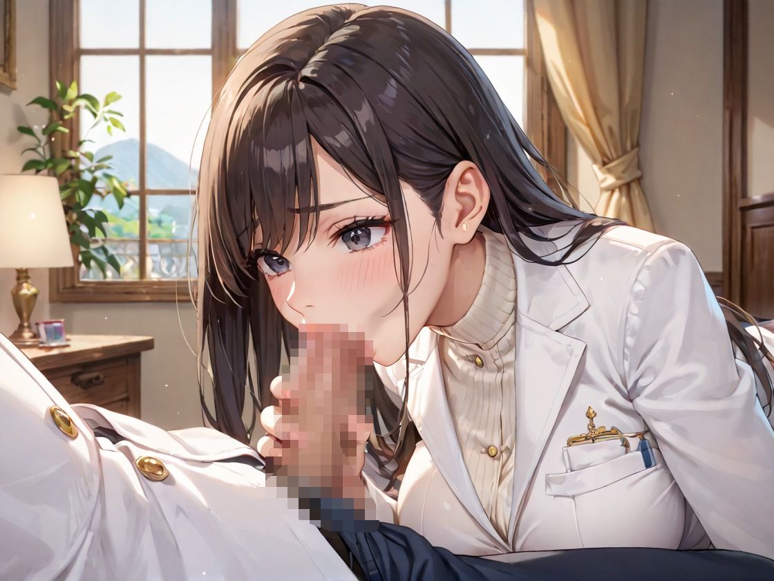 行きつけのクリニックのナースをしているスレンダーで巨乳美女ナースは裏診療でアソコを治療してくれて最後は中出しさせてくれる - サンプル画像 5