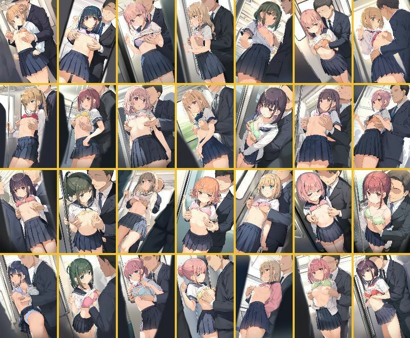 通学路の禁忌:痴●に奪われる無垢 - サンプル画像 2