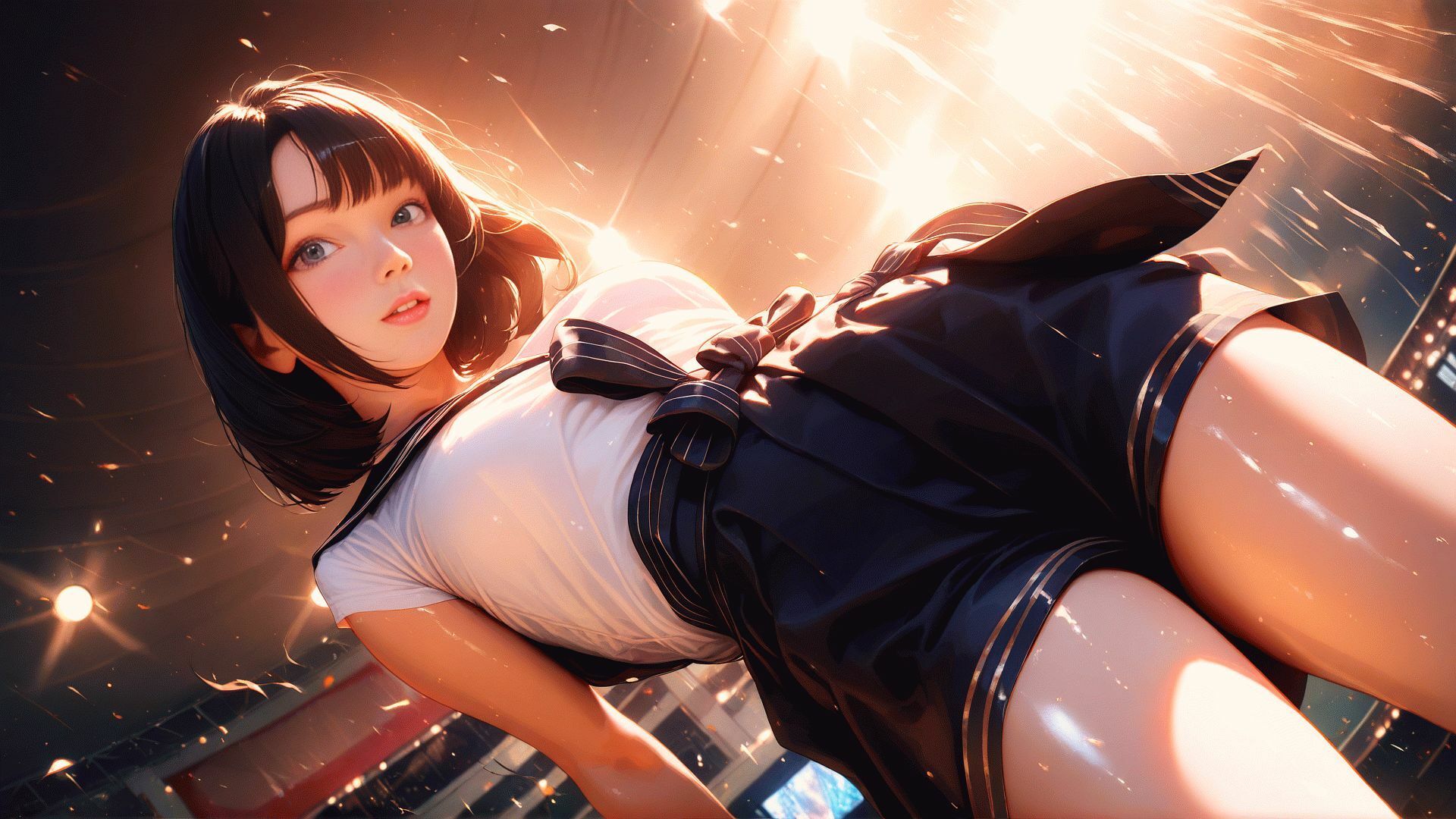 夏の夜は少女を淫婦に変える Brand New Summer Girl - サンプル画像 1