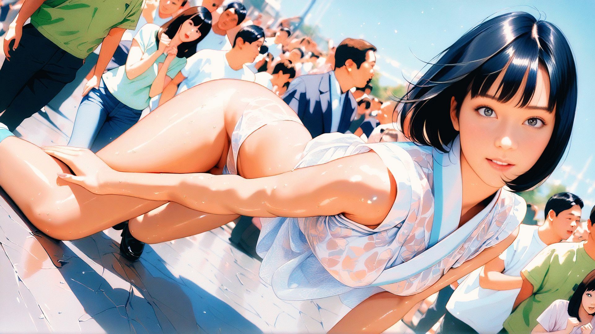 夏の夜は少女を淫婦に変える Brand New Summer Girl - サンプル画像 6