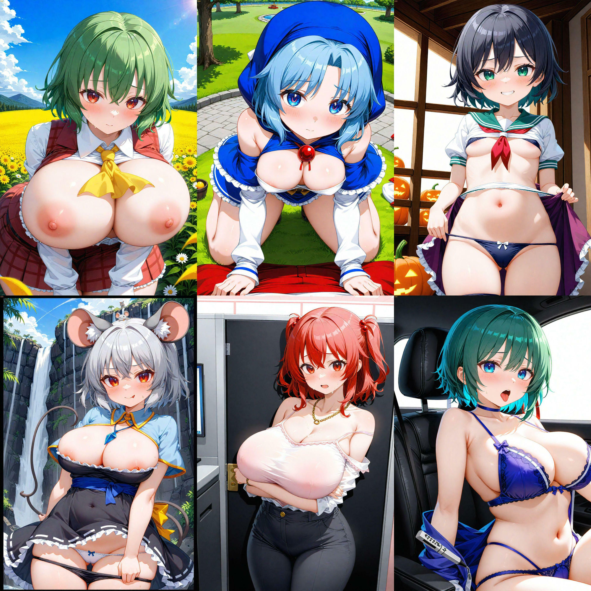 ノーモザイク！東方星蓮船キャラの誘惑 - サンプル画像 1