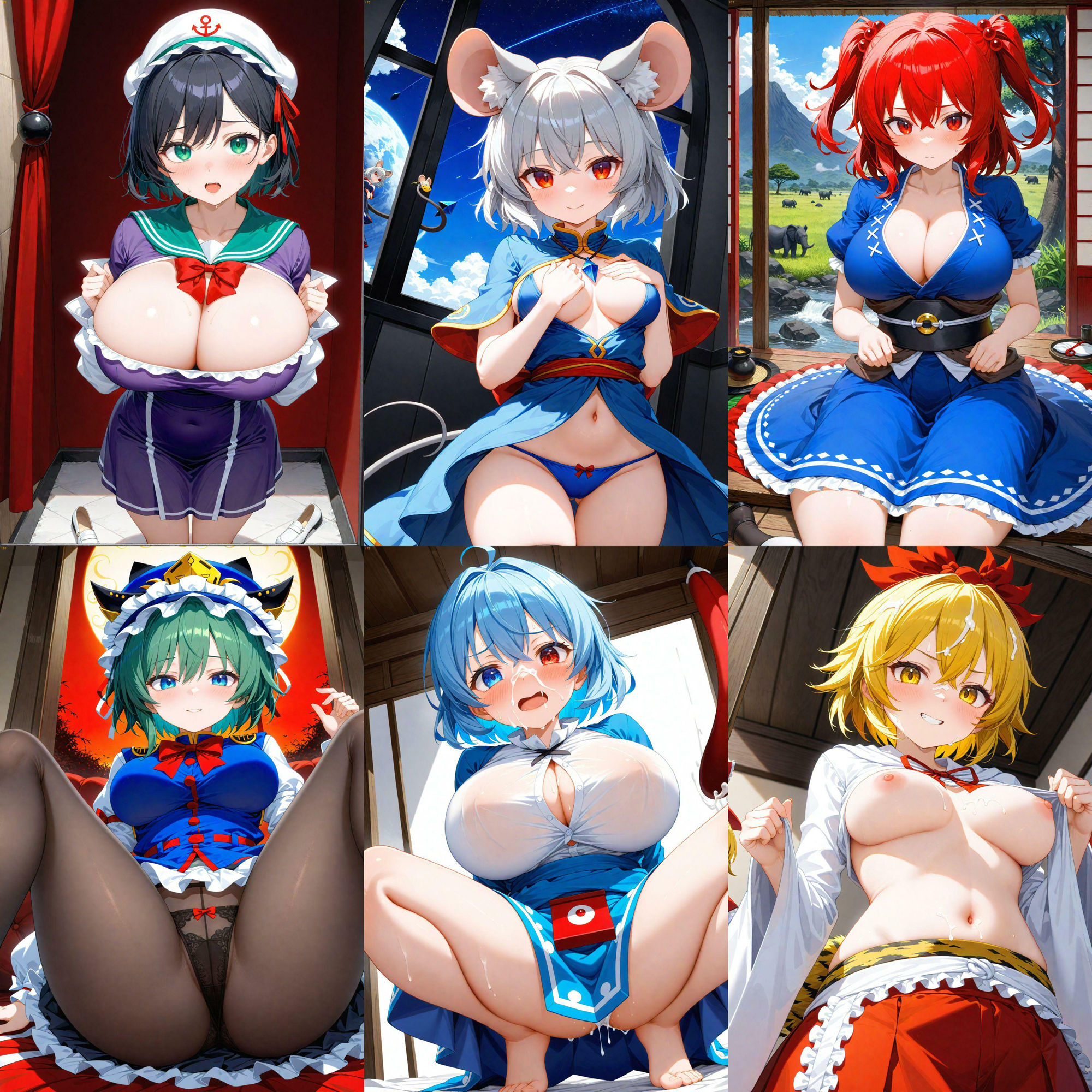 ノーモザイク！東方星蓮船キャラの誘惑 - サンプル画像 10