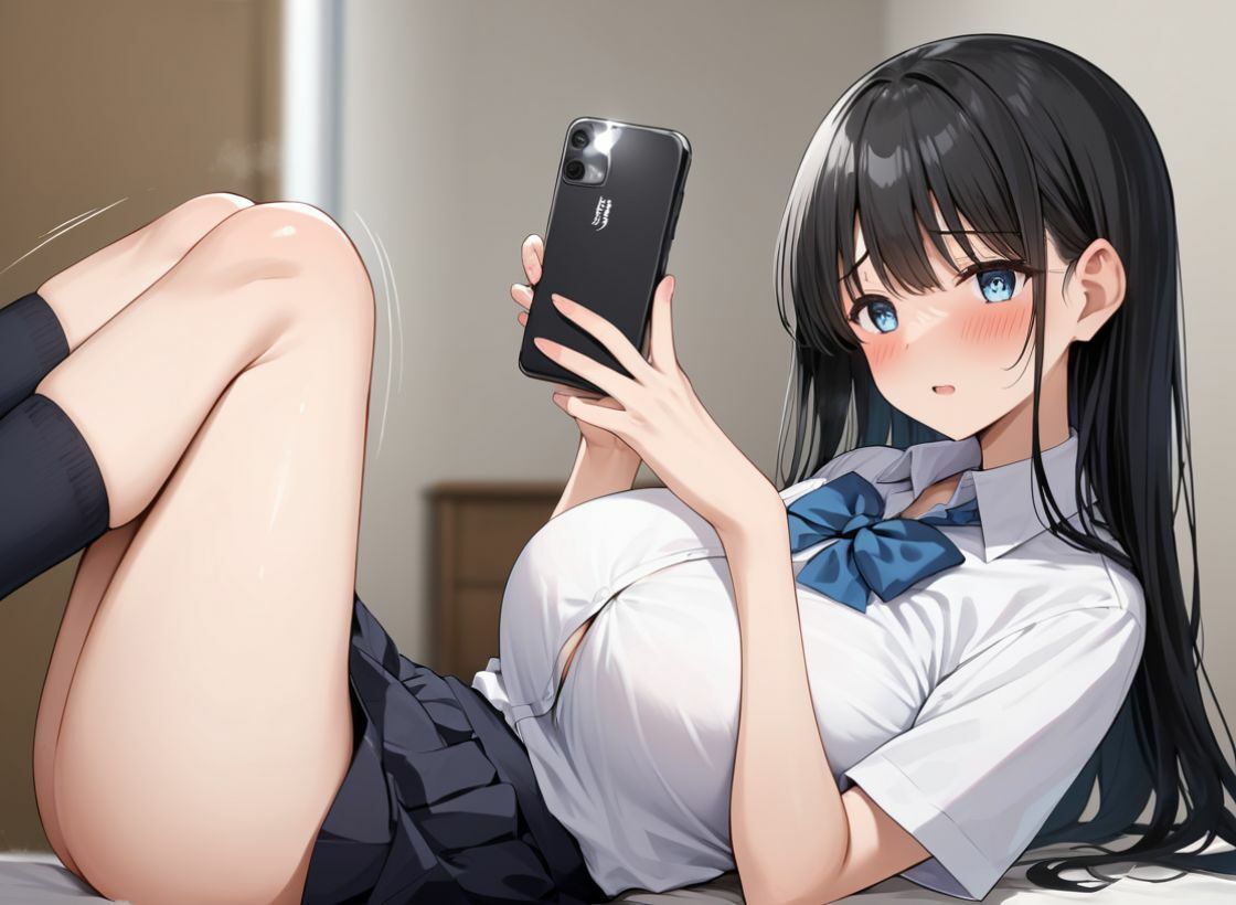 爆乳女子校生と禁断の膣奥フィット - サンプル画像 1