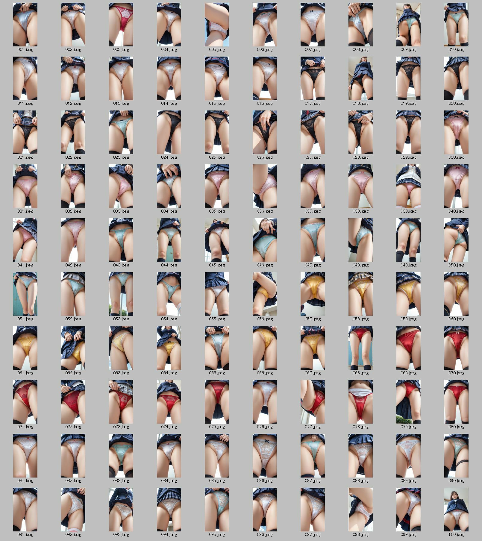 【アップスカート図鑑】清楚系美少女の秘密コレクション Vol.1 - サンプル画像 6