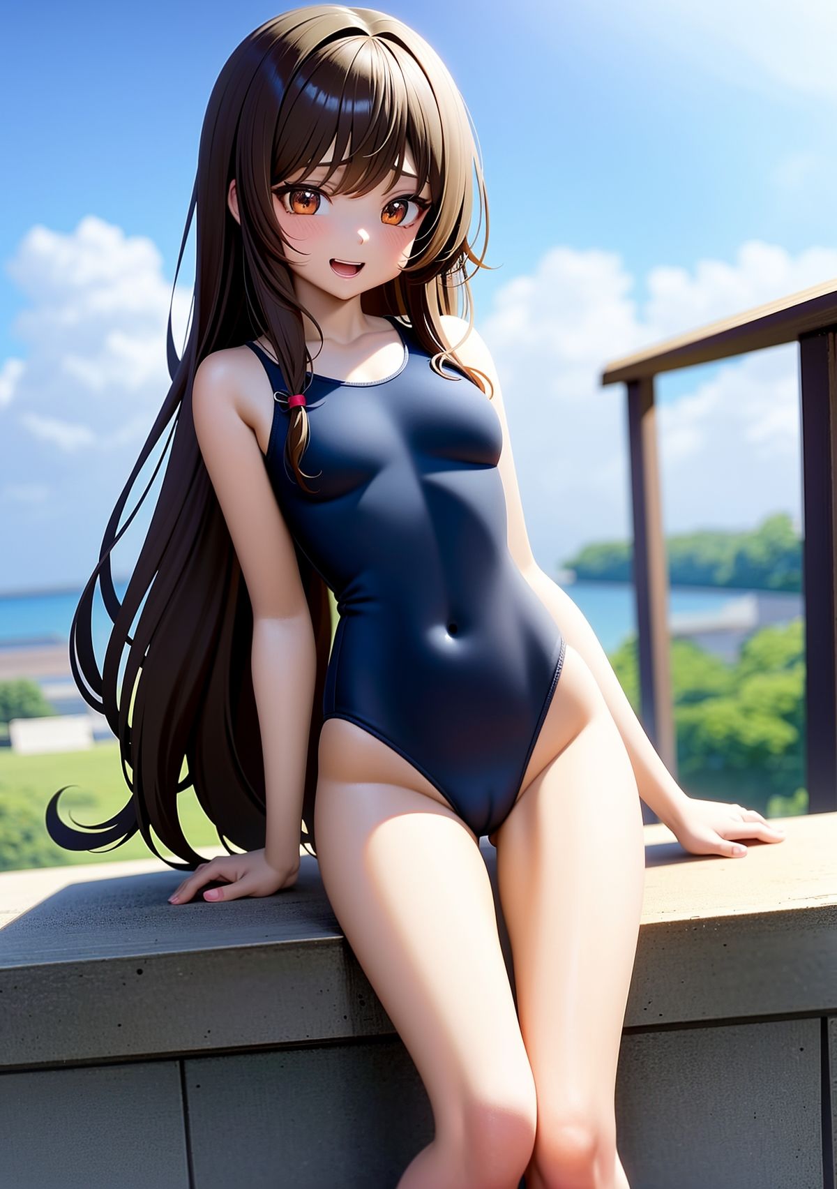 無垢な彼女たち  〜水着編〜 - サンプル画像 1