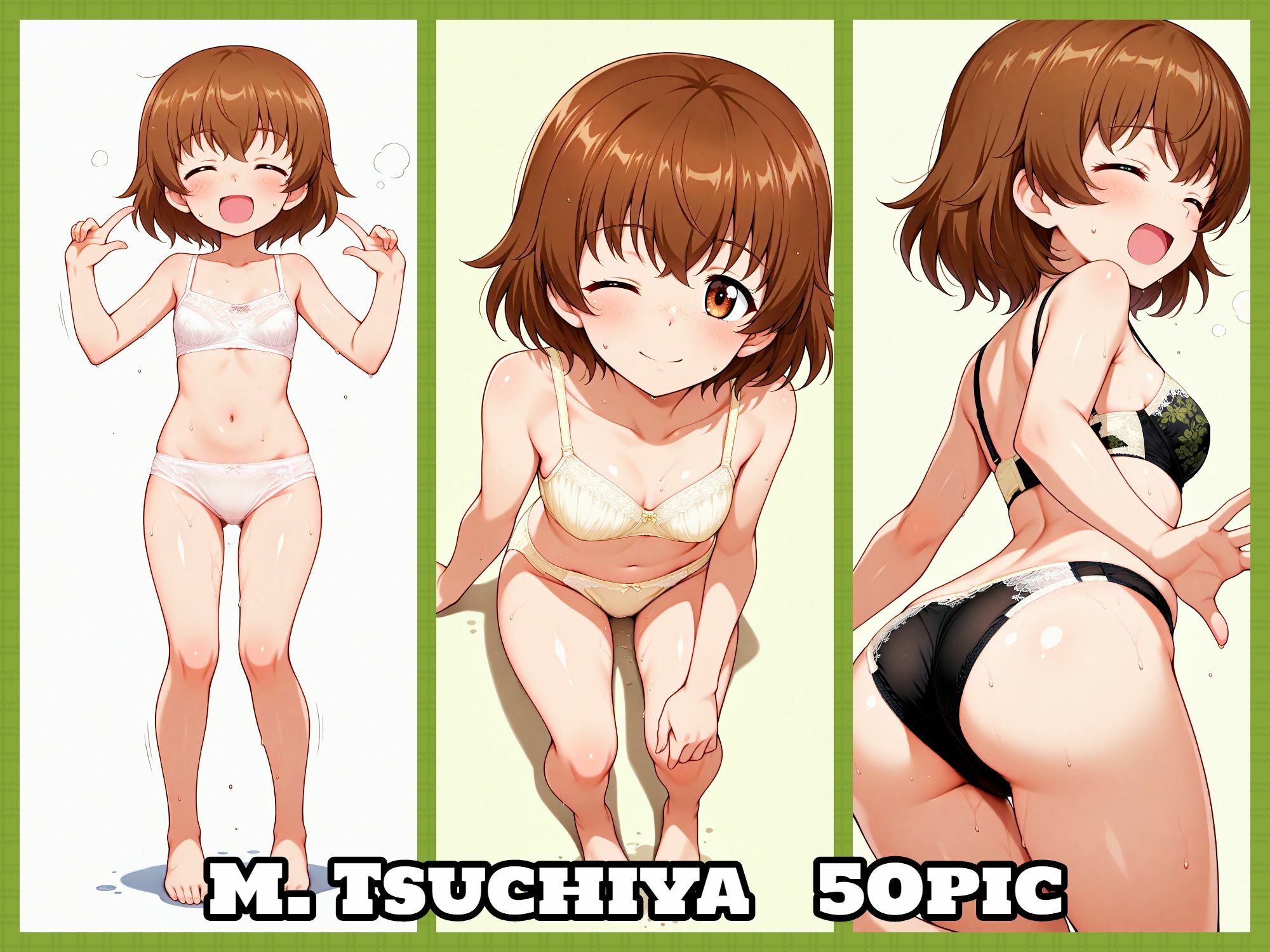 Girls underwear panties and bra レオポンさんチーム編 - サンプル画像 4