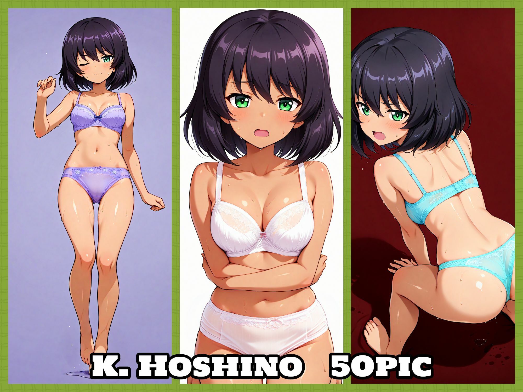 Girls underwear panties and bra レオポンさんチーム編 - サンプル画像 6