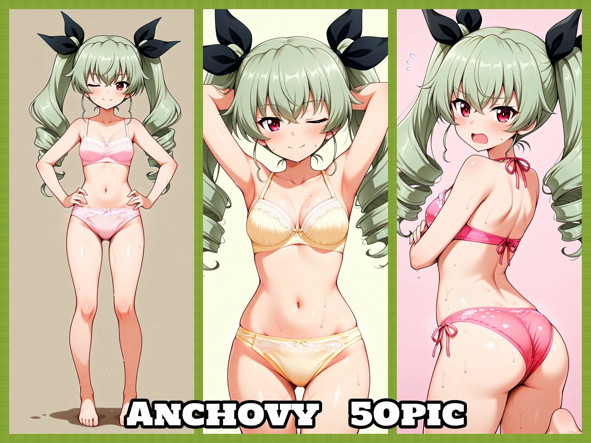 Girls underwear panties and bra アンツィオ編 - サンプル画像 3