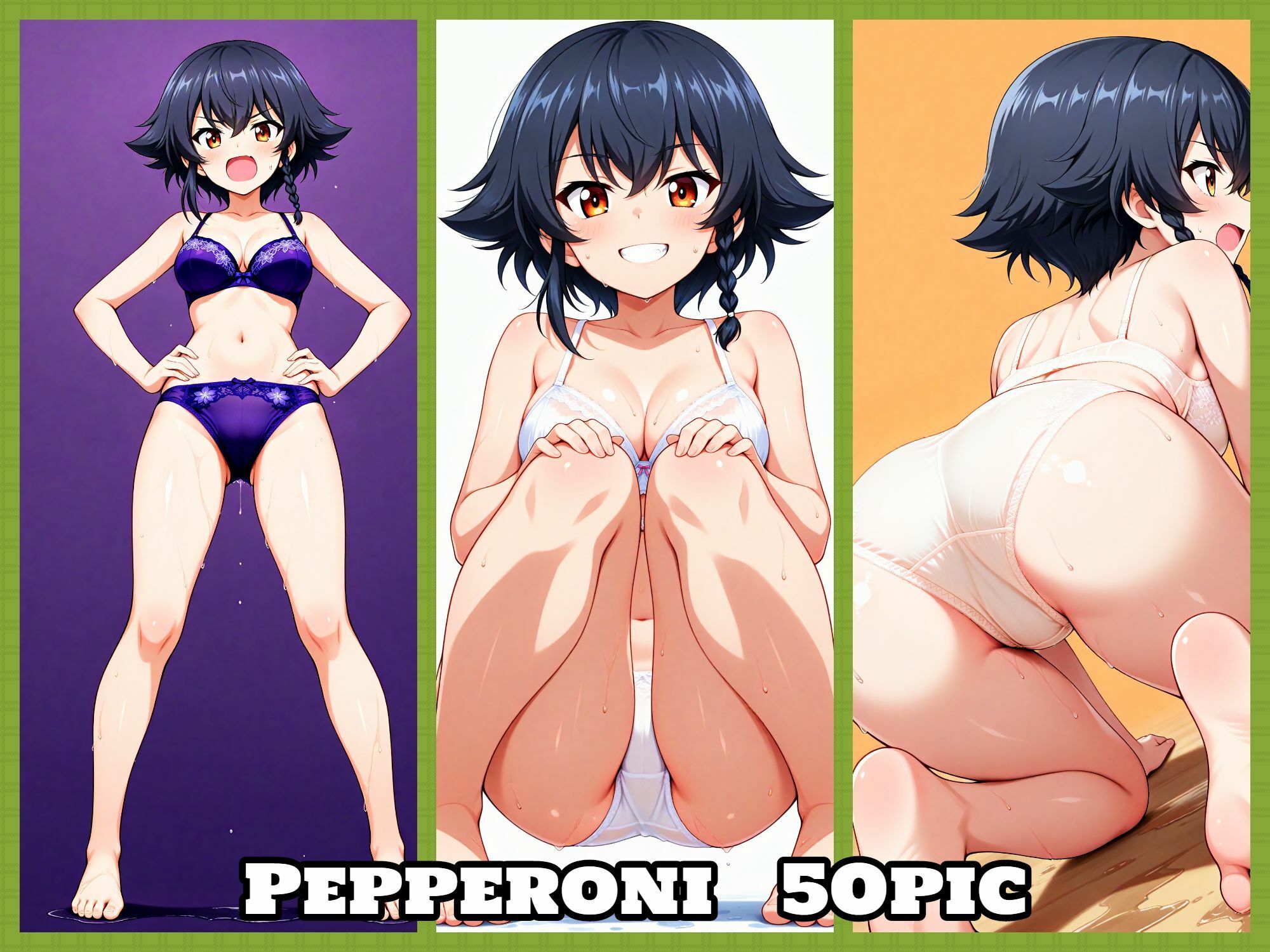 Girls underwear panties and bra アンツィオ編 - サンプル画像 4