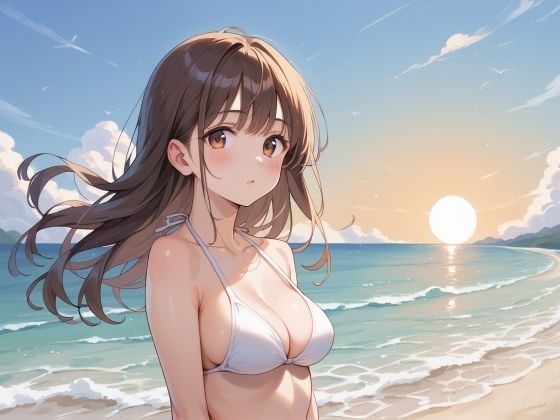 ビーチでイキまくり！露出S○X - サンプル画像 1