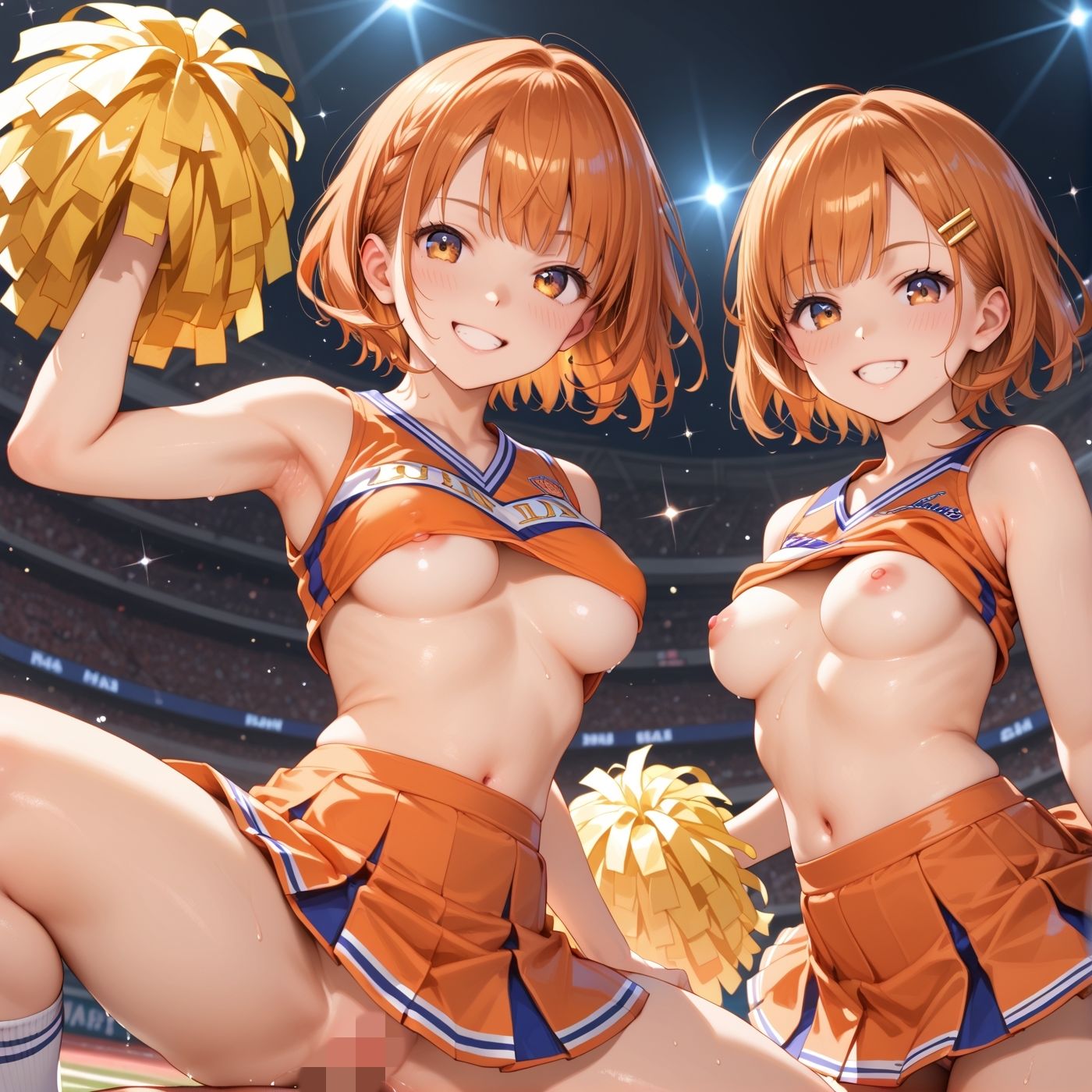 学園性活！もっと見て！しまくりチア部4 【チア部の厳選CG250枚収録】 - サンプル画像 8