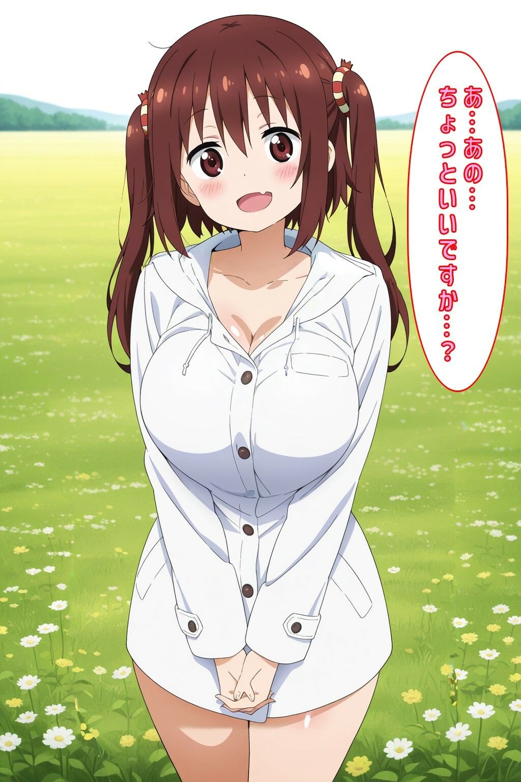 露出に目覚めたえびなちゃん - サンプル画像 2