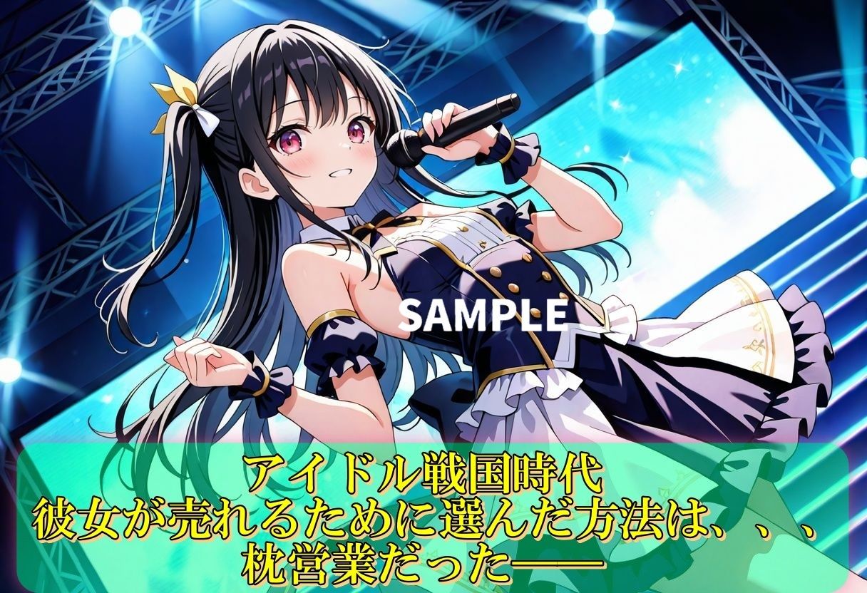 売れたい一心で、股を開いた地下アイドル - サンプル画像 1