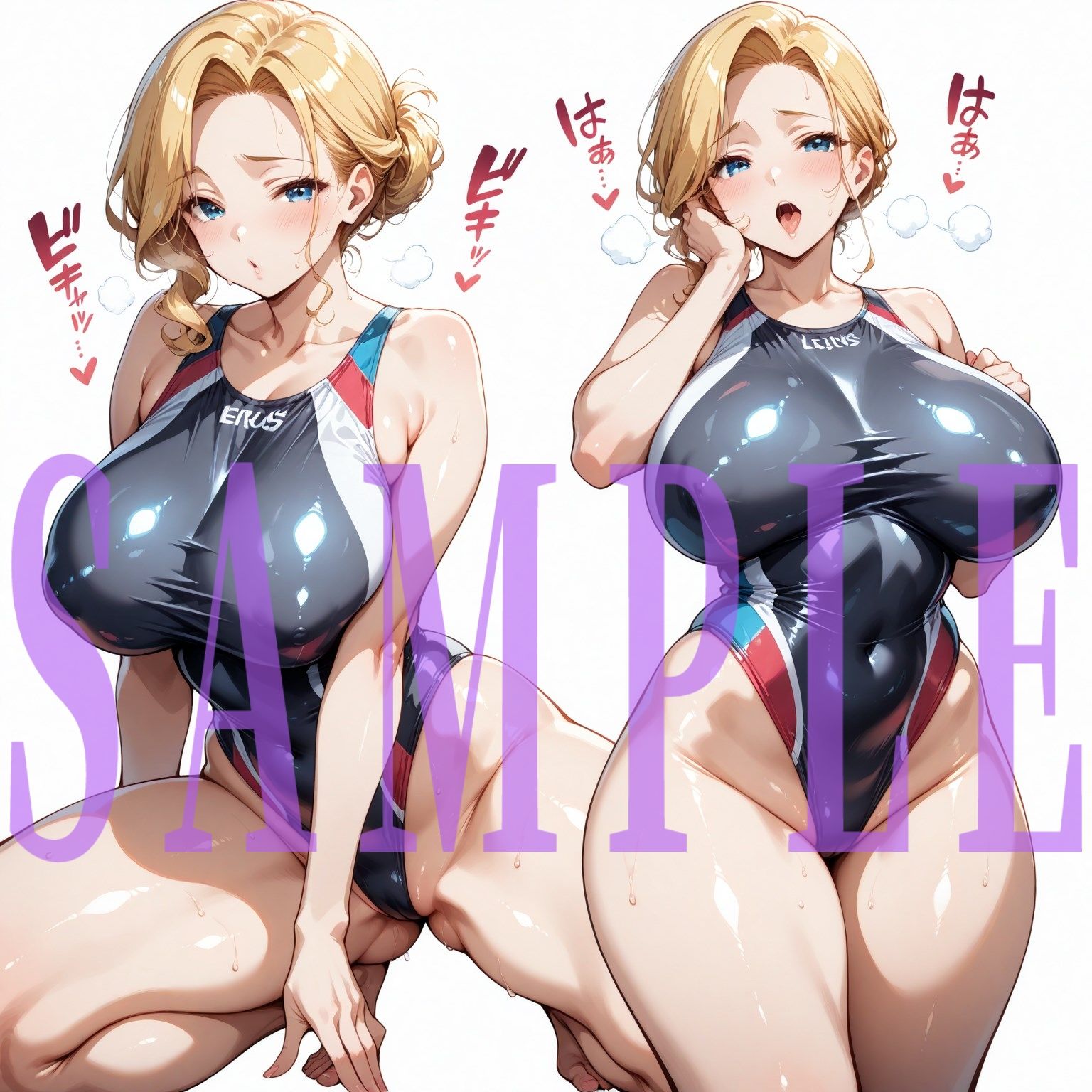 競泳水着キャラクターコレクション（Lサイズ）Vol.01 - サンプル画像 1