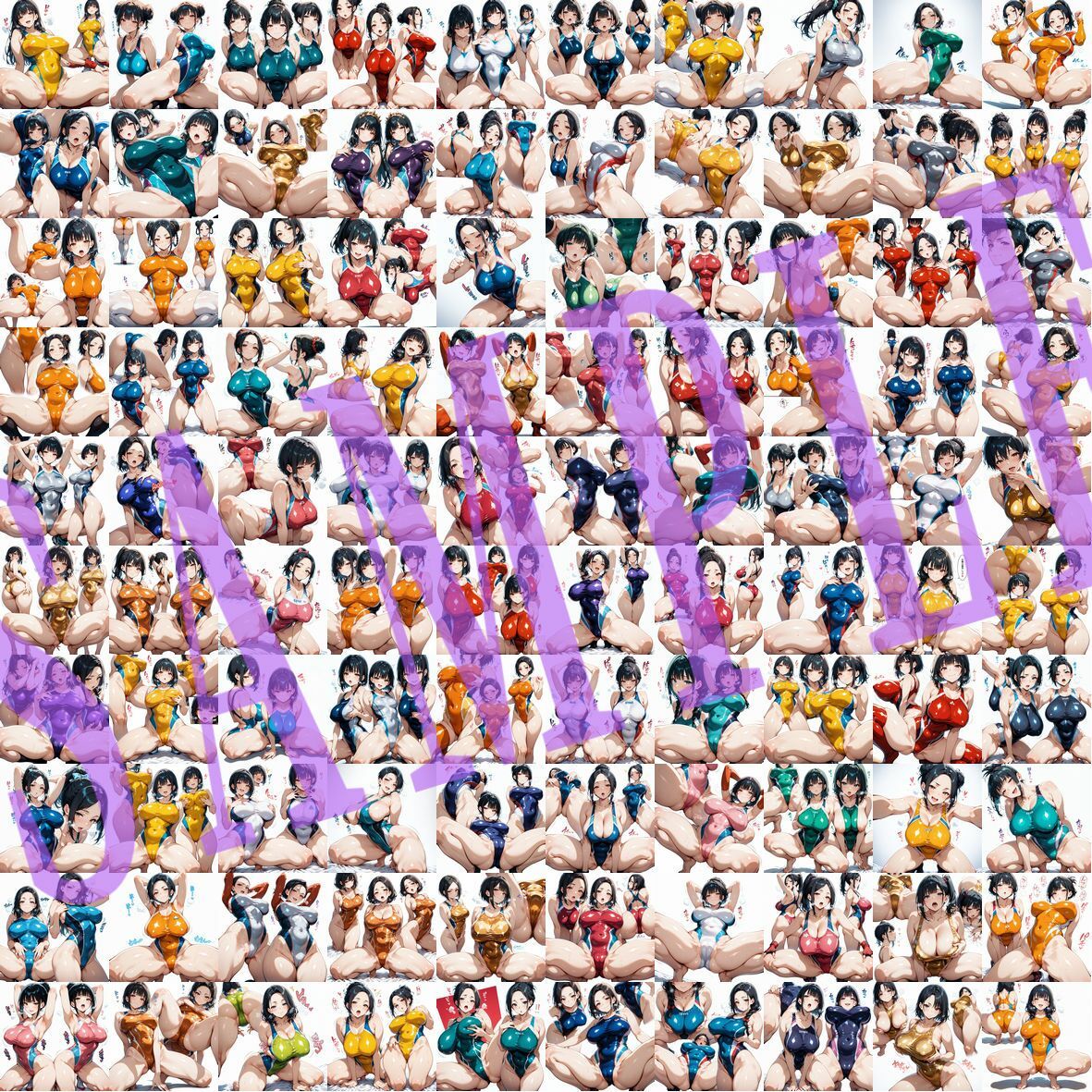 競泳水着キャラクターコレクション（Lサイズ）Vol.02 - サンプル画像 4