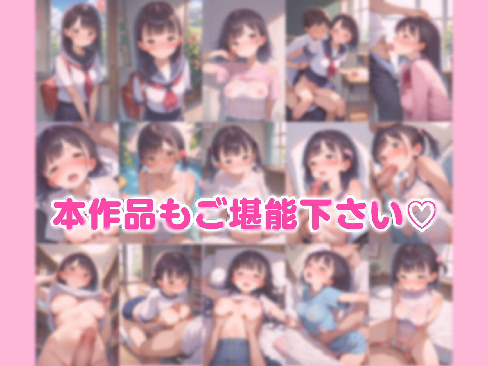 【透け乳首少女がエロすぎて我慢できない男子達】思春期男子の楽園 - サンプル画像 8