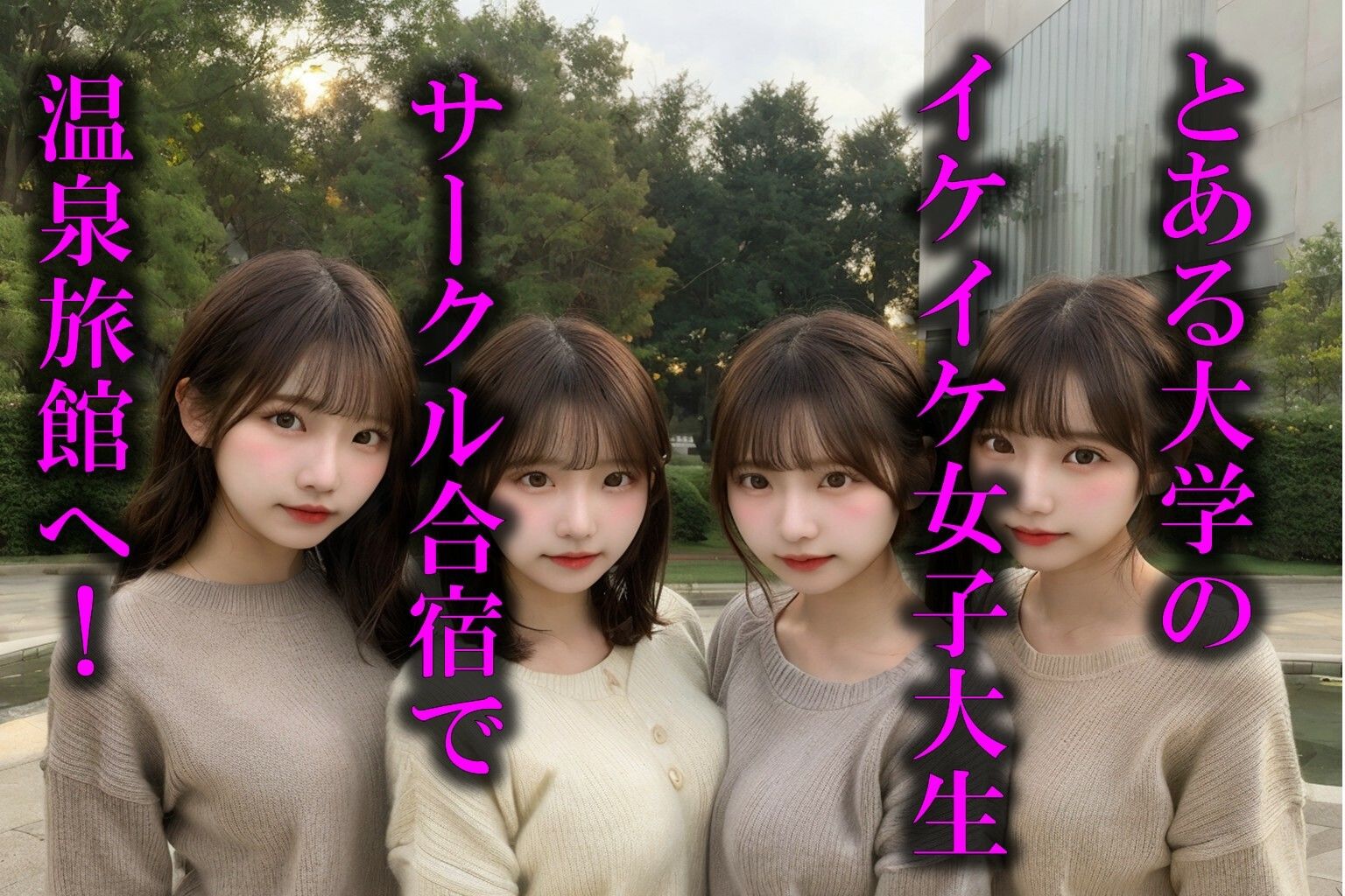 イケイケ女子大生  絶体絶命サークル合宿！？ - サンプル画像 1