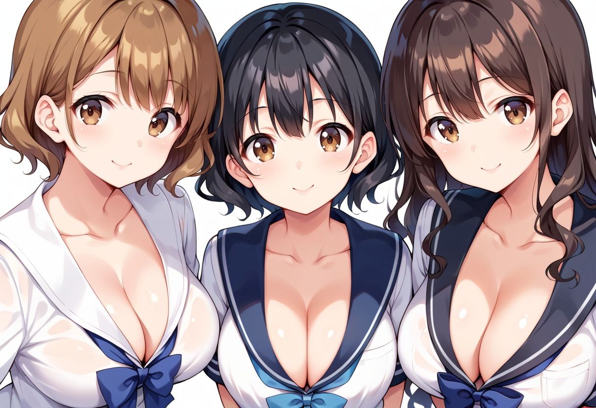 思春期の女子校生たちに変態おじさんによる性教育が行われた - サンプル画像 1