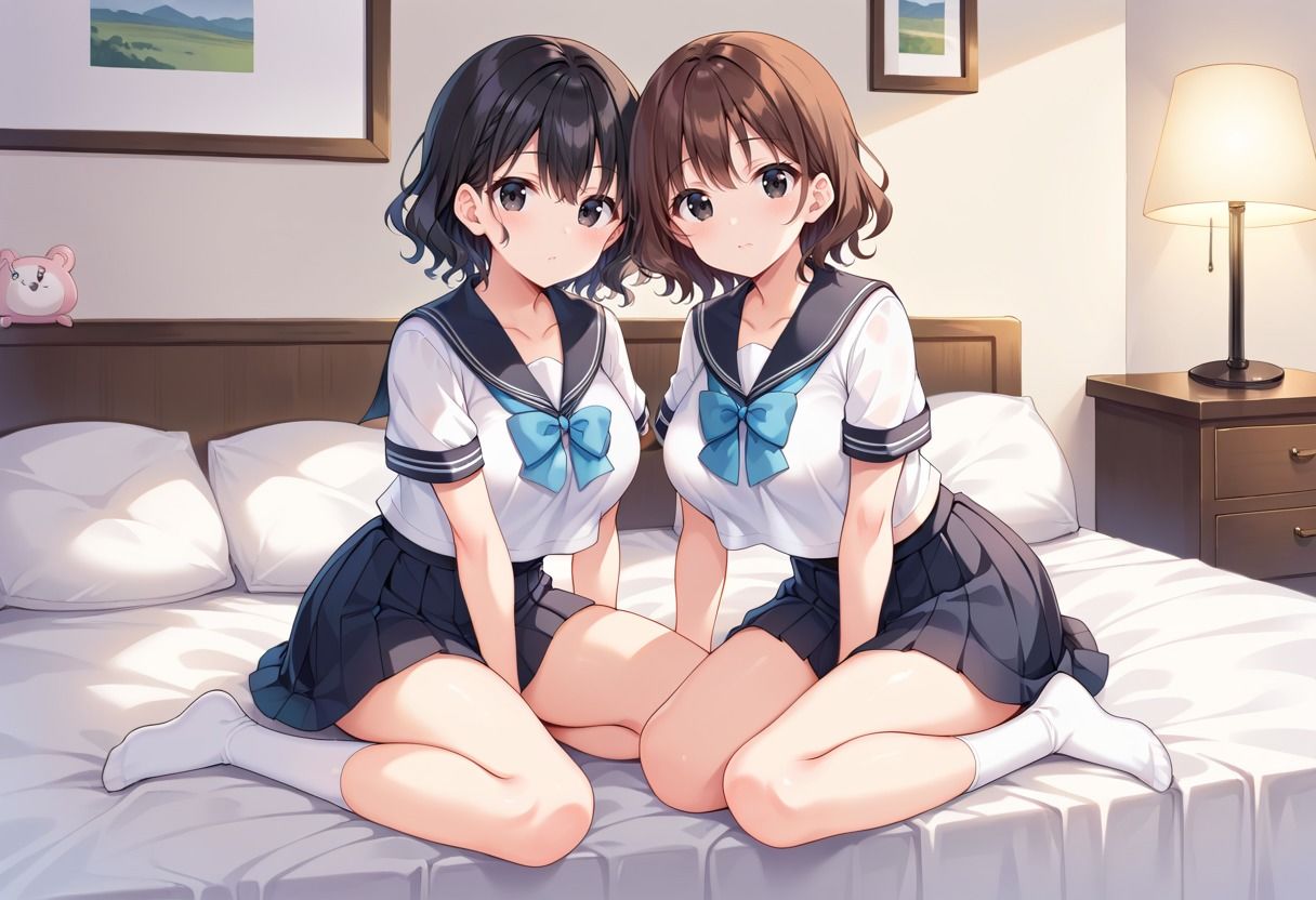 思春期の女子校生たちに変態おじさんによる性教育が行われた - サンプル画像 4