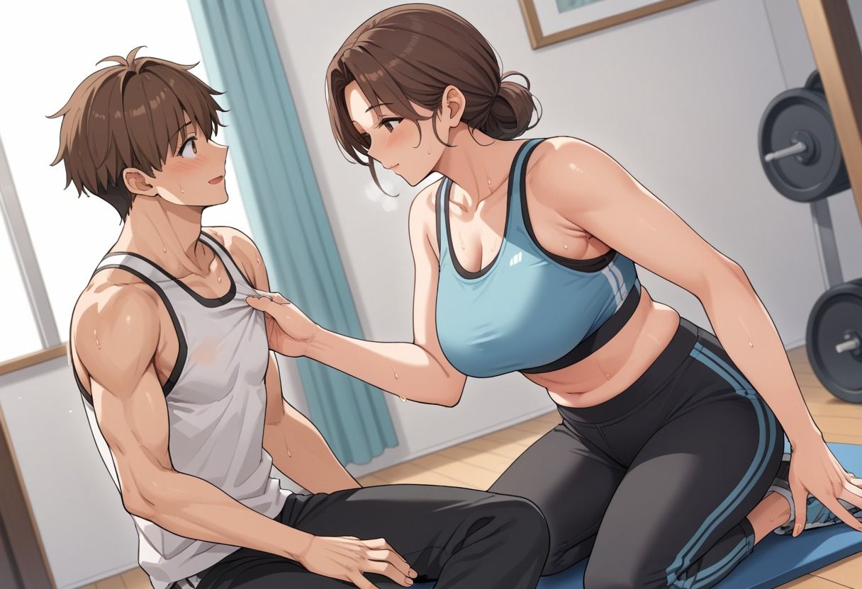 最近やたらとジムに通う俺の妻は若い男と不貞トレーニングしてた - サンプル画像 1
