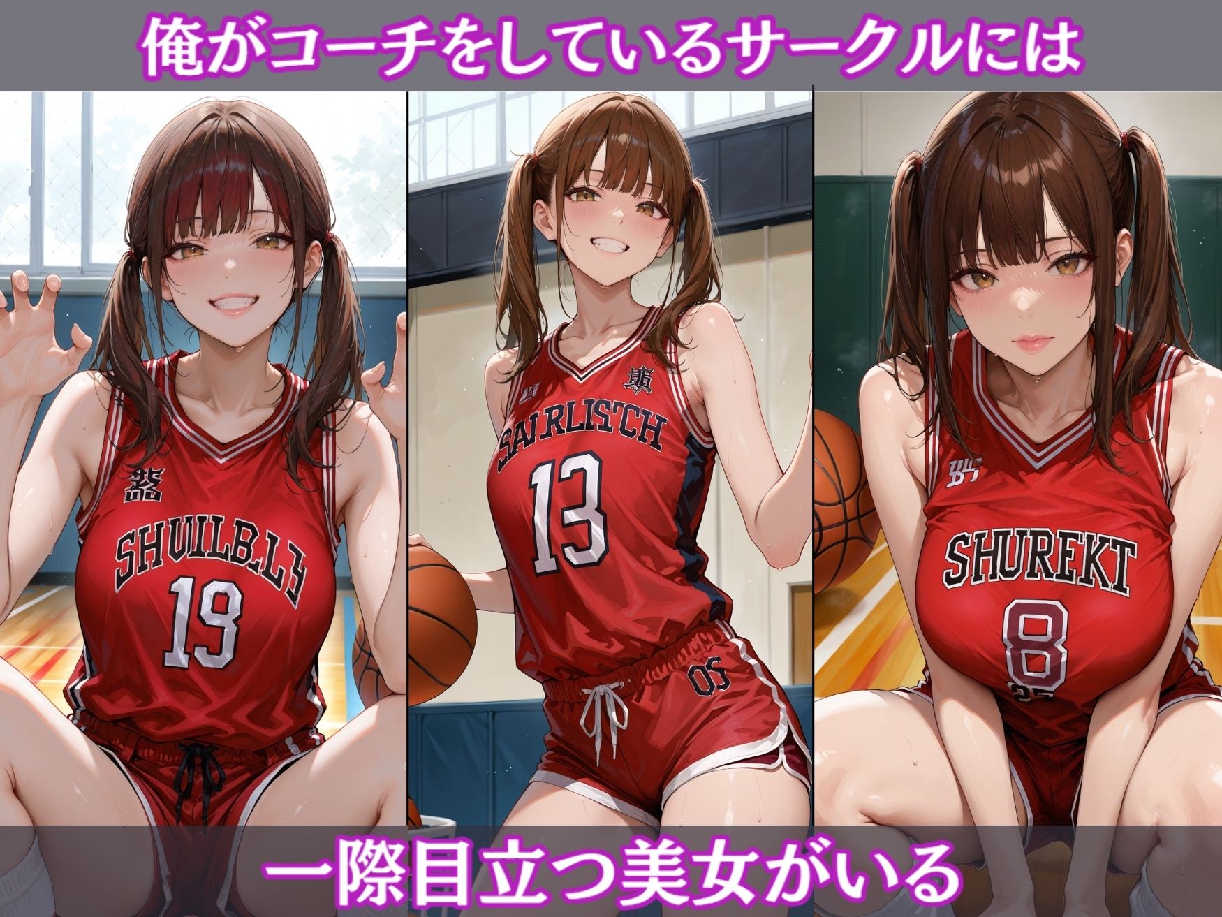 壊された日常〜バスケ巨乳女子校生を縛り上げ生ハメ調教〜 - サンプル画像 1