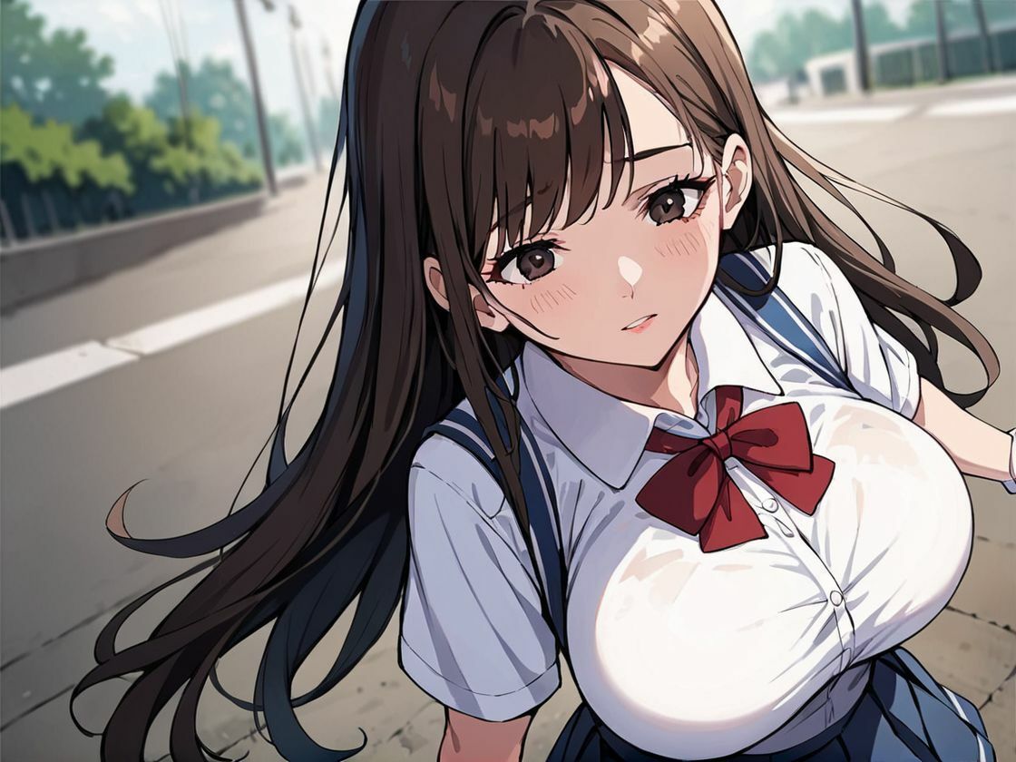 女子校生  淫乱 - サンプル画像 1
