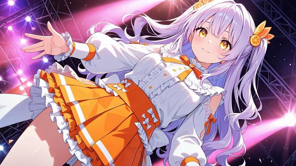 【FANZA専売】カラーツインズ Vol.1 爆乳紫髪茶髪アイドル中出し種付け撮影会【4K】【400枚収録】 - サンプル画像 2
