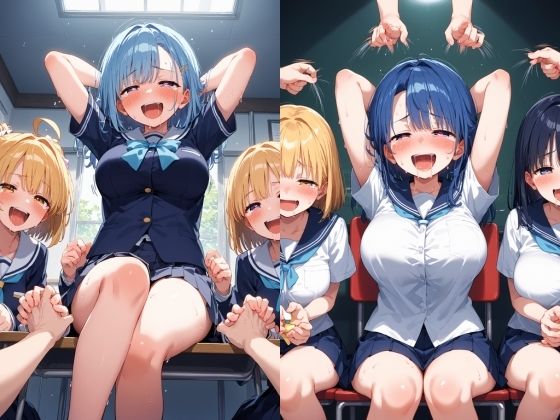 乱交学園、巨乳JKエロエロハーレム合宿 - サンプル画像 10