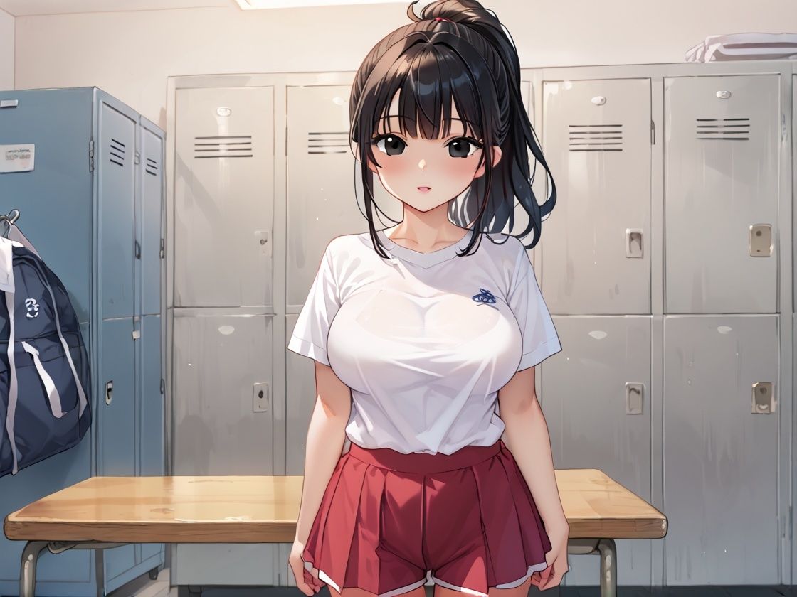 水泳部女子と汗だくSEX - サンプル画像 1