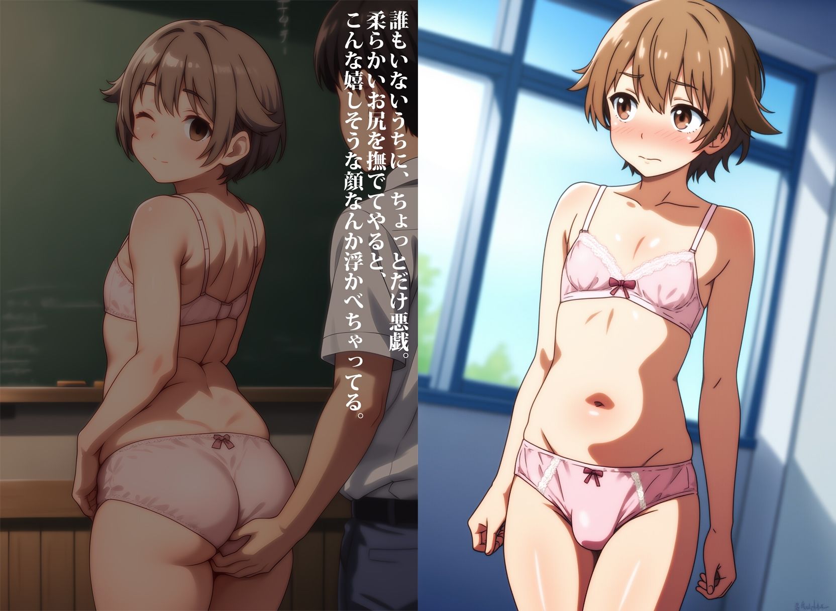ぽっちゃりメス男子が男の娘に目覚めるまで失禁調教した件 - サンプル画像 3