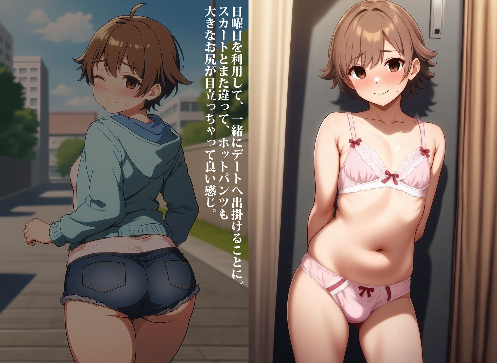 ぽっちゃりメス男子が男の娘に目覚めるまで失禁調教した件 - サンプル画像 6