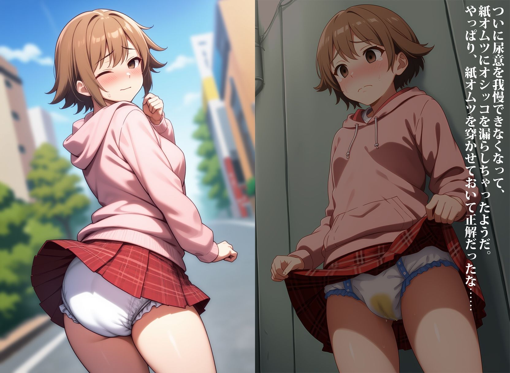 ぽっちゃりメス男子が男の娘に目覚めるまで失禁調教した件 - サンプル画像 9