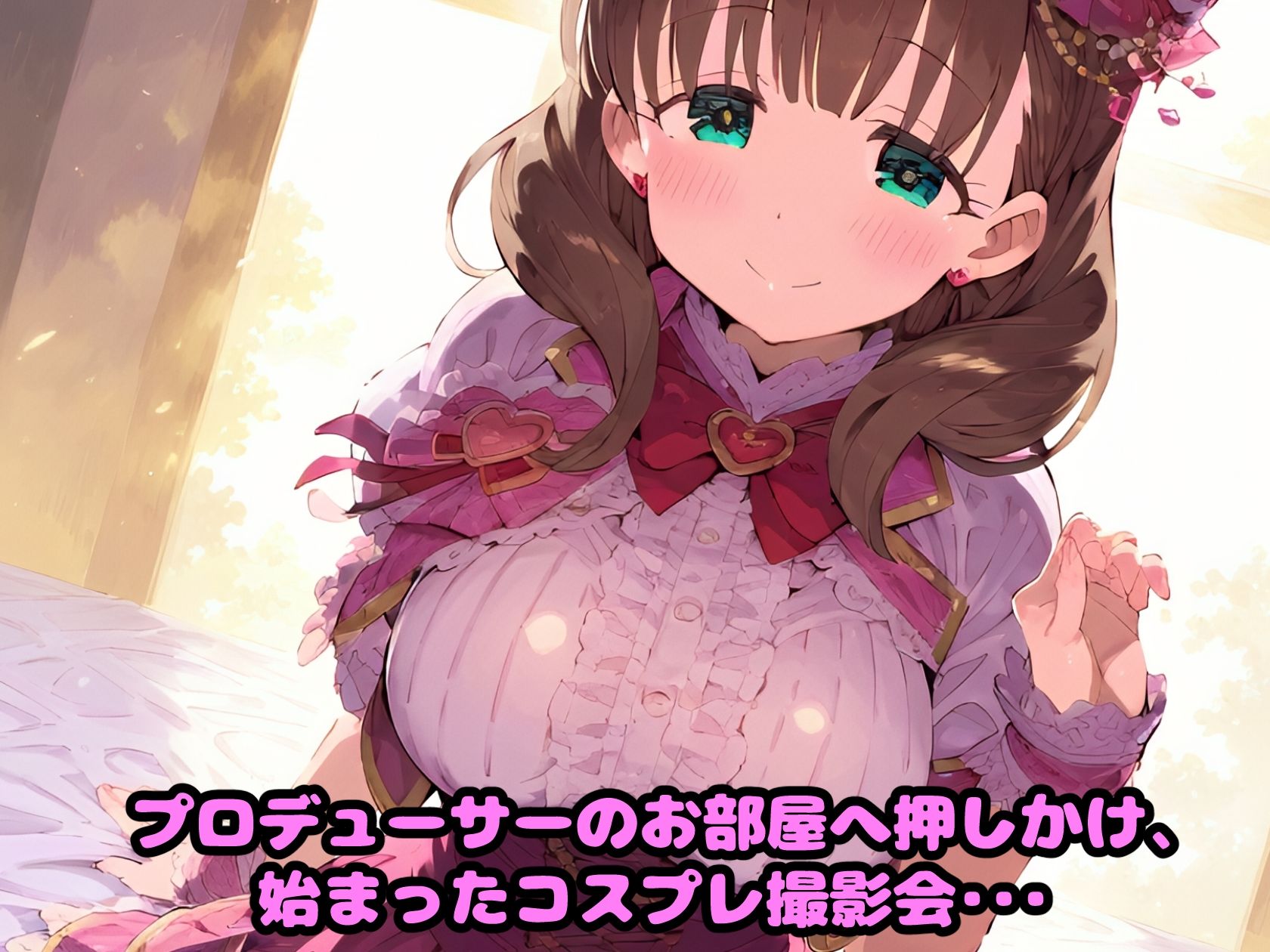 ア〇マス 佐久〇 まゆ 愛され過ぎたプロデューサーの部屋に押しかけラブラブヤンデレセックス！【CG集242枚】 - サンプル画像 1