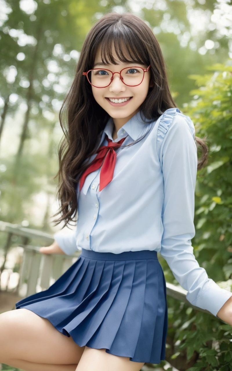 AI美女写真集┃風紀委員の美女 - サンプル画像 6