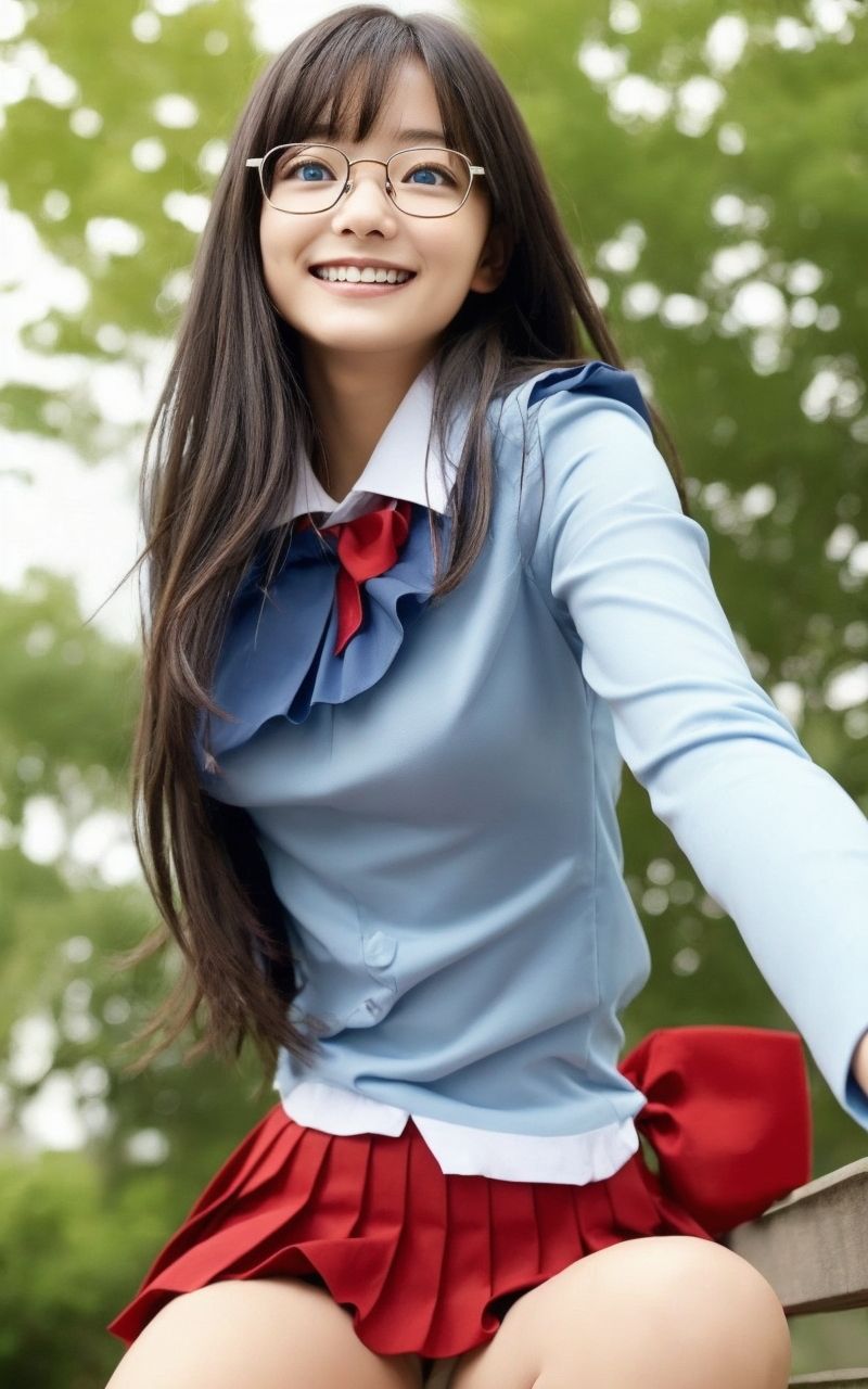 AI美女写真集┃風紀委員の美女 - サンプル画像 8