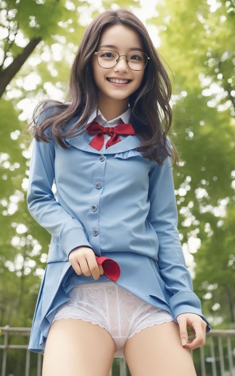 AI美女写真集┃風紀委員の美女 - サンプル画像 9