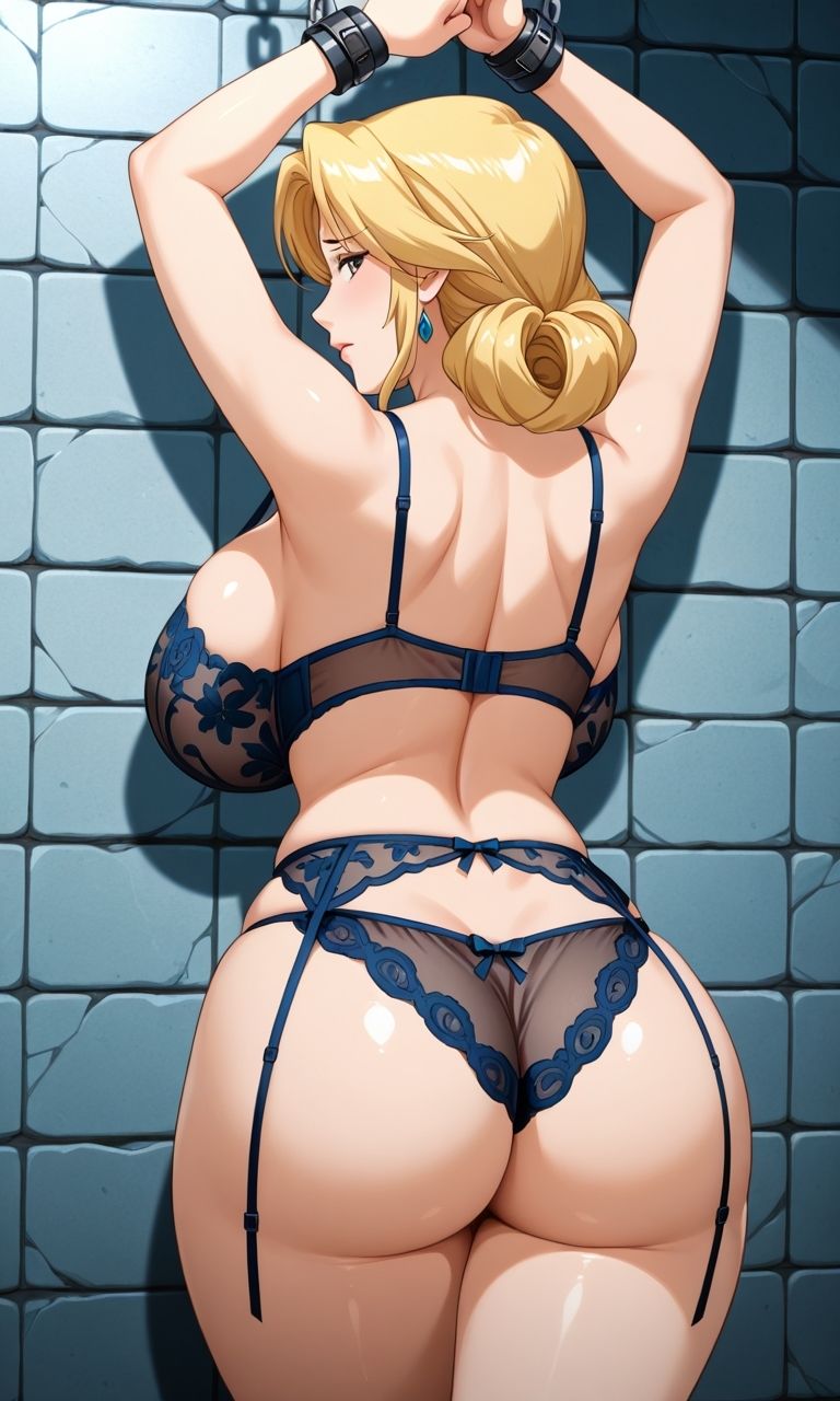 フェチコレVol.62 吊り上げ拘束されたランジェリー姿の巨乳・巨尻熟女を後ろから眺めるだけ【総枚数250枚】 - サンプル画像 9